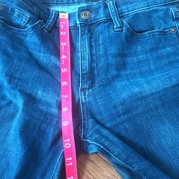Gap dark wash high rise jeggings in size 25 regular - Picture 8 of 10